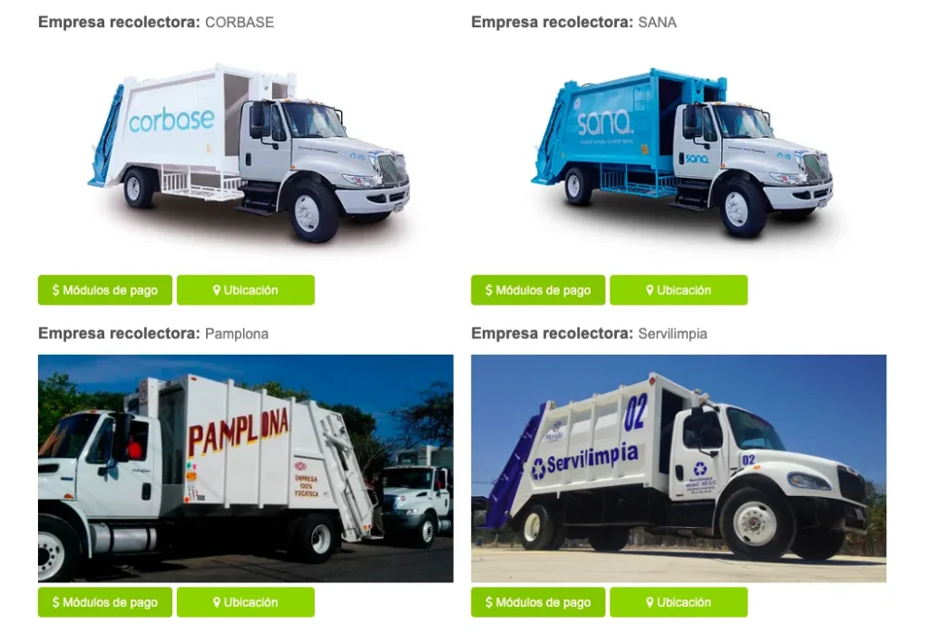 empresas recolección de basura en Mérida CORBASE SANA Pamplona Servilimpia